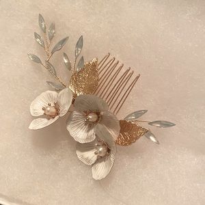 Wedding Bridal Rustic Hairpiece Comb